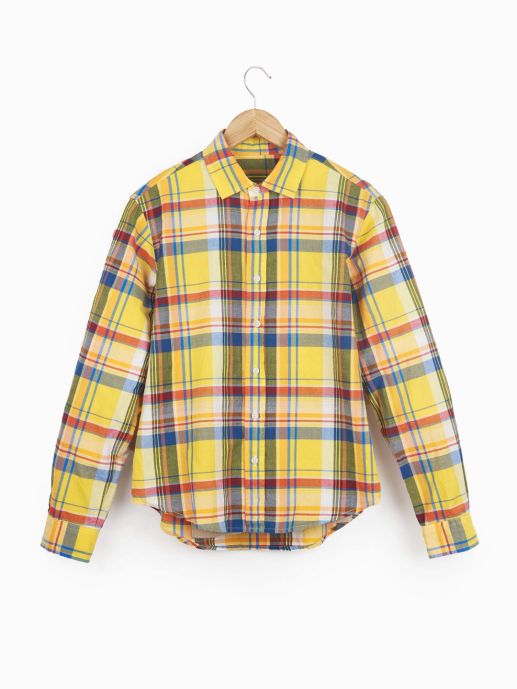 Yellow Madras Shirt